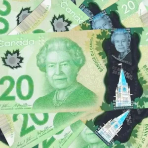Counterfeit $20 CAD Bills