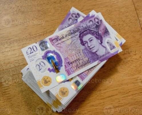 Counterfeit £20 GBP Bills