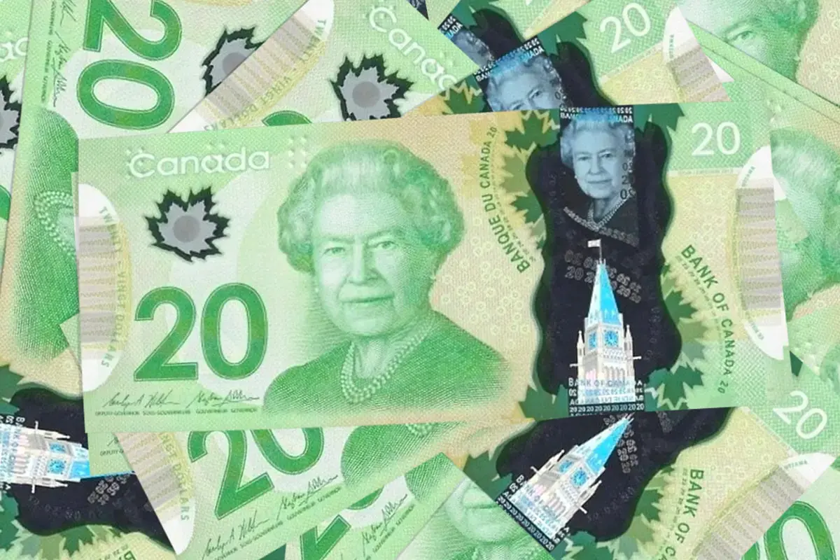 Counterfeit $20 CAD Bills